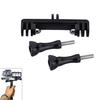 Camera Holder Double Head with Screw Supports 2 Cameras Simultaneously Action Camera Bracket for Gopro Hero 8 7 6 5 4S/ 4 /3+ /3 /2/ 1