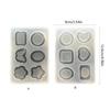 Heart Round Silicone Mould Quicksand Resin Filler Crystal Epoxy Resin Mold Filling Accessories DIY Jewelry Casting Mould