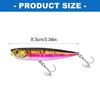 3D Print Baits Hard Crankbait Fishing Lures Slow Sinking Swimbait for Basses Trouts Freshwaters Sports Fishing
