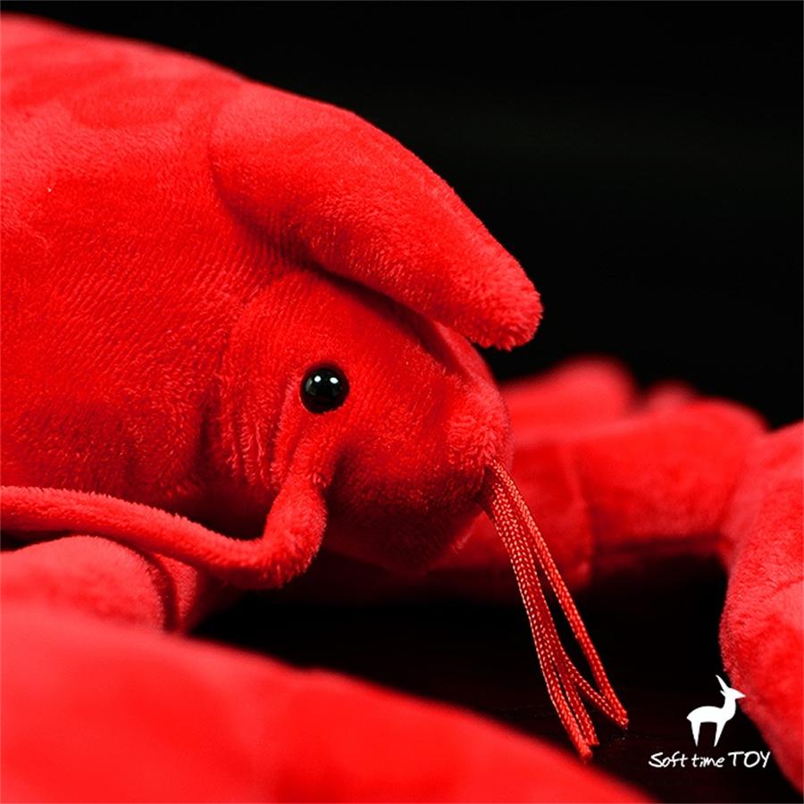 Lobster High Fidelity Anime Cute Plushie Crayfish Plush Toys Lifelike Animals Simulation Stuffed Doll Kawai Toy Gifts For Kids