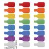 24pcs Nylon Self Adhesive Cable Labels Waterproof Wire Cord Tags  Office Home Use