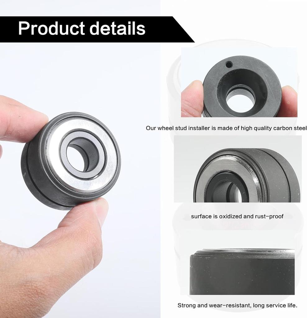 22800 Montážní nástroj pro šrouby kol, Nástroj pro montáž šroubů kol, Bezpečný, Šetří čas, Námahu, pro většinu všech automobilových kol a lehkých nákladních vozidel