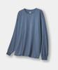 Lambeulla Pigment Washed Oversized Long Sleeve [Navy]