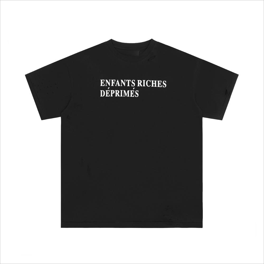 

2025 Melancholy Rich Second Generation American Printed Short Sleeve and Women of The Same High Quality M