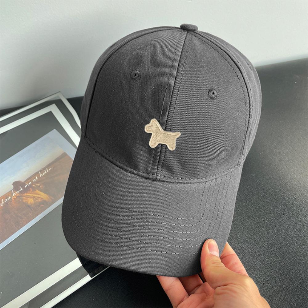 Horse Pony Embroidered Baseball Cap Sunscreen Cotton Baseball Cap Cartoon Baseball Hat  Summer