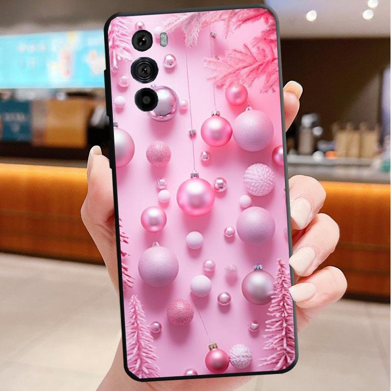 Phone Case For Motorola Edge 50 40 Pro 60 50 40 30 Ultra Neo Fusion Moto G Play G Stylus G Power G Winter Christmas