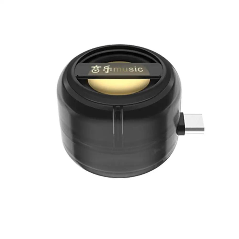 Portable Mini Speaker Universal 3.5mm Plug Type-c Mobile Audio Player External Audio Bluetooth Wireless Phone Portable Car E4A8