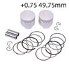 49mm Motorcycle Piston Rings 2UJ-11638-00-00 For Yamaha XC125 GRIZZLY 125 YFM125GXGR XV250U ROUTE XV250XCR V STAR XV250G VIRAGO