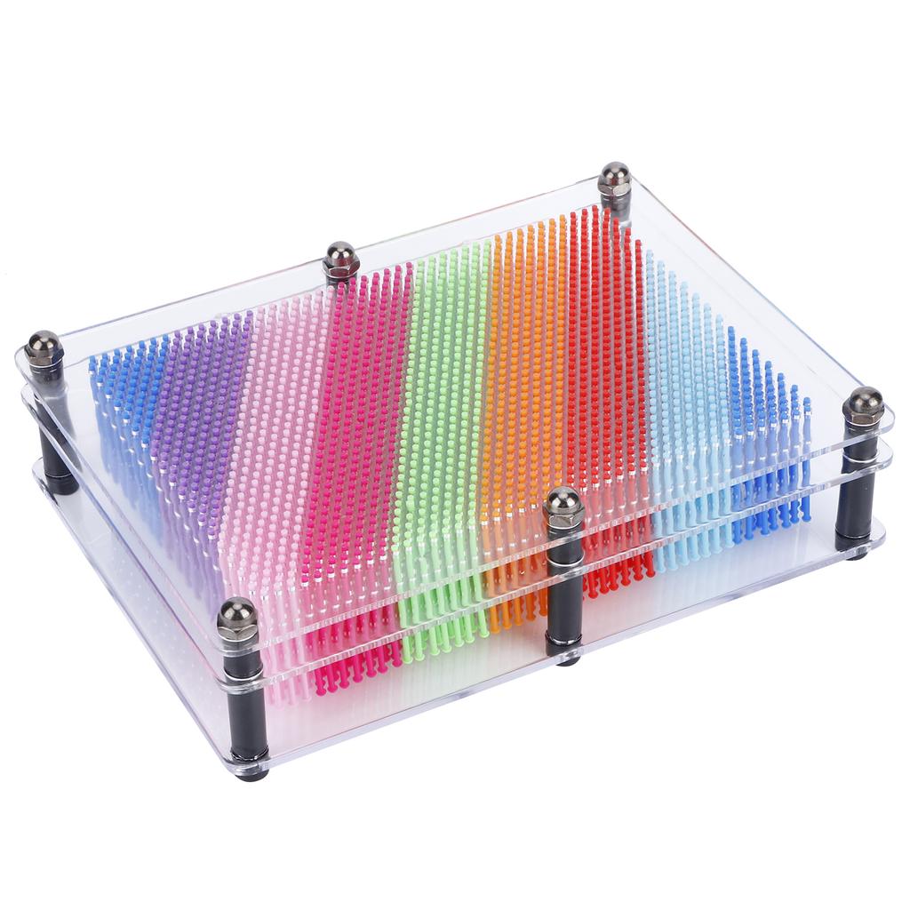 3?Dimensional Pin Art Board Toy for Sculptures Children Adults Learning Gift Educational Toy