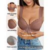 Damen kabellos integrierter Cup Frontverschluss Spitze Sexy Intimbereich BH