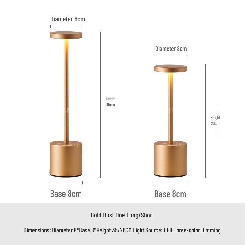 Modern Type-C Touch Desk Lamp: Minimalist I-beam Design with Night Light Functionality