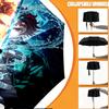 Custom Name Personalized Demon Slayer Print Umbrella, Auto Open Close, 8‑Rib Sturdy Frame, Commute Camping Hiking Use, Birthday Gift