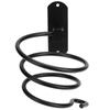 Hair Dryer Holder Wall Mounted Bathroom Blower Hanging Rack Organizer Punching Free Black