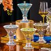 BEPAN 1PC Enamel Color Household Small Teacup Chinese Bone China Milk Tea Cup Tall Supply Bowl Ceramic Gorgeous Style Household Goods