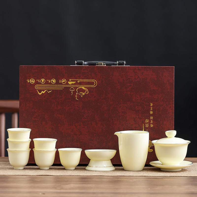 Huangshi Suzai Jade Porcelain Kung Fu Tea Set Business Company