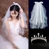 Feenwald Brautkopfschmuck Schleier Set - Perfekt für Hochzeit, Heiratsantrag oder standesamtliche Trauung.