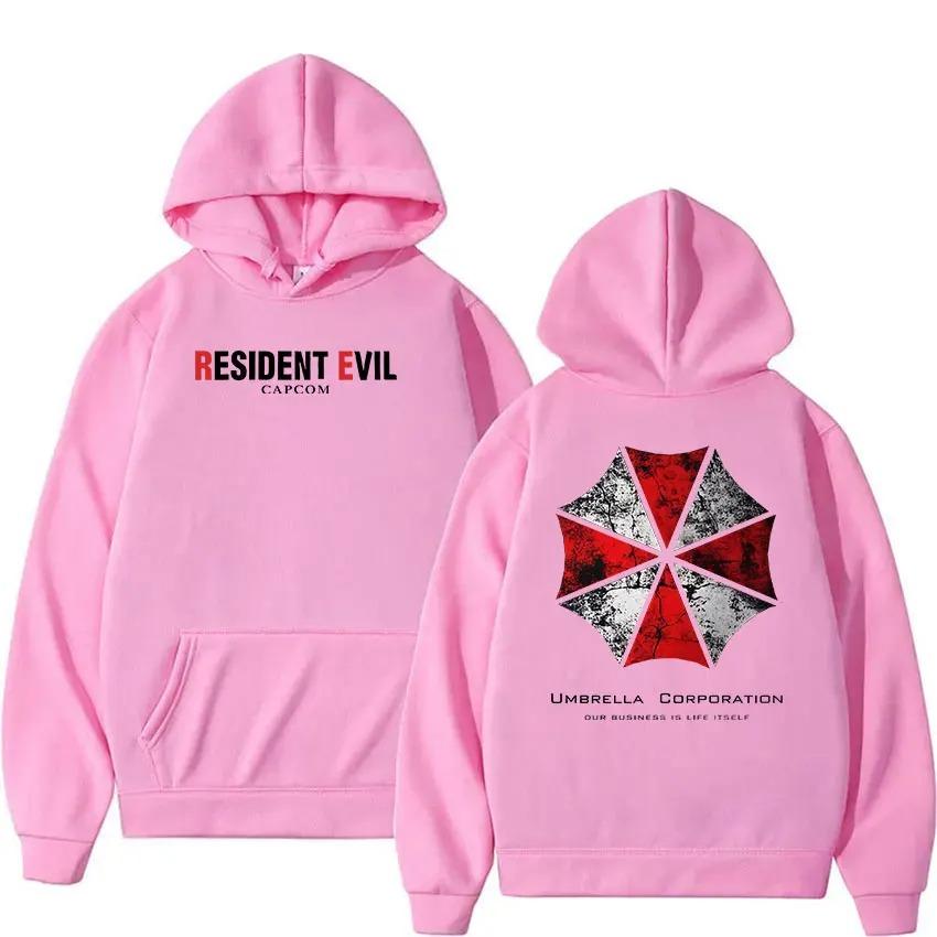 2026 CAPCOM Game Resident Evil 4 Print Hoodie Men Women Vintage Long Sleeve Oversized Sweatshirt Fashion Pullover Hoodies Streetwear