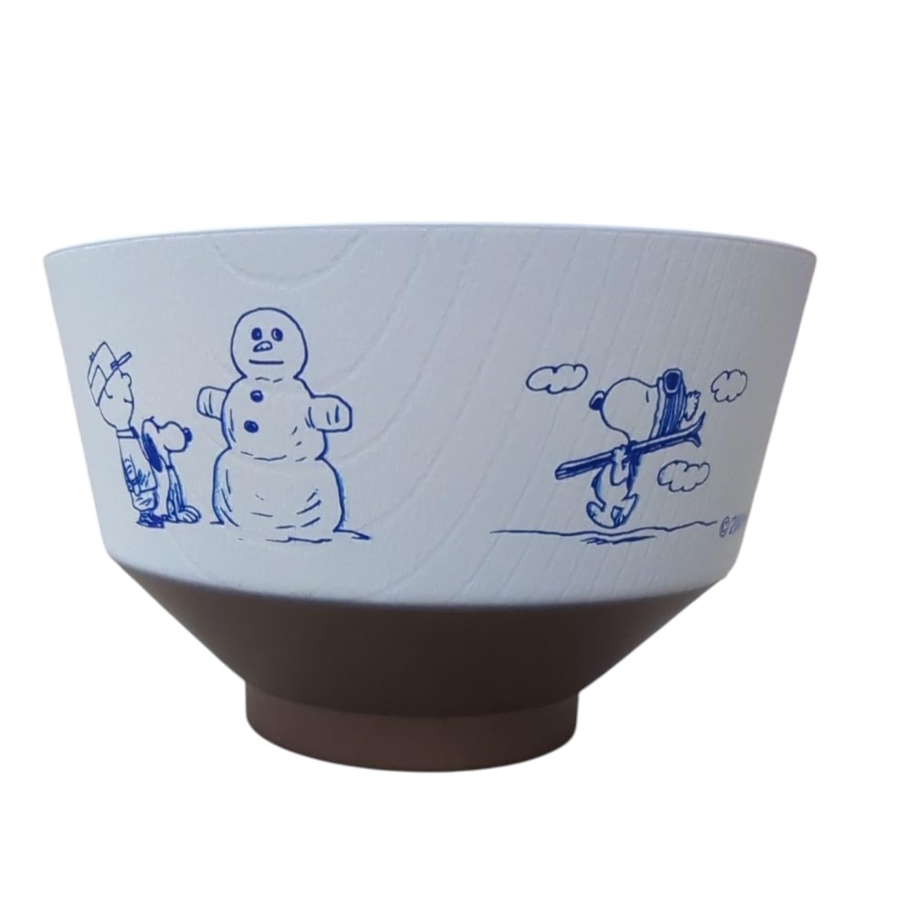 Marimo Craft SNOOPY Soup x Bowl, White, Approx. 110 H71mm, SPZ-3865