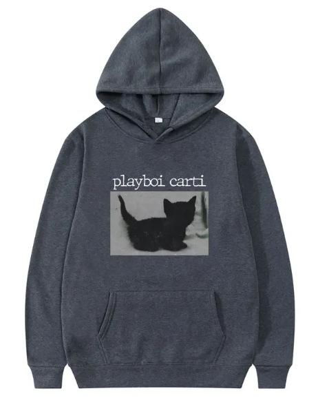 Playboi Carti Oversize Hip Hop Hoodie