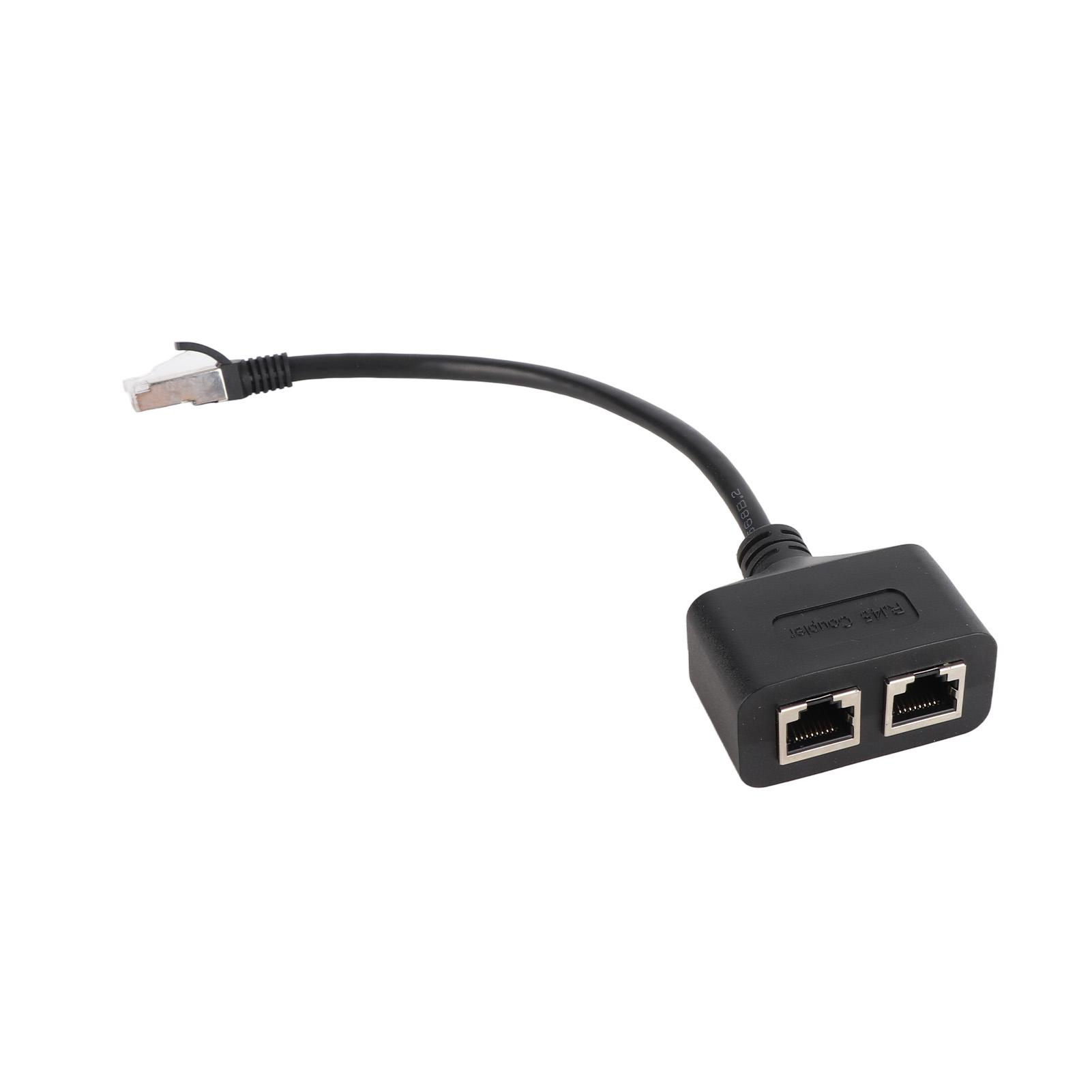 

Кабель-подовжувач RJ45 Ethernet-адаптер 1 на 2 порти Чудове з єднання Розгалужувач передачі Адаптер для домашнього офісу