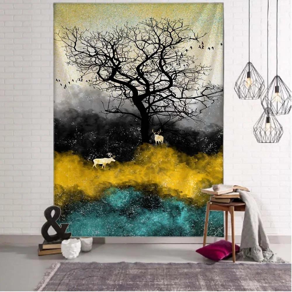 Abstract Art Decorative Tapestry Home Wall Decoration Office Living Room Tapestry