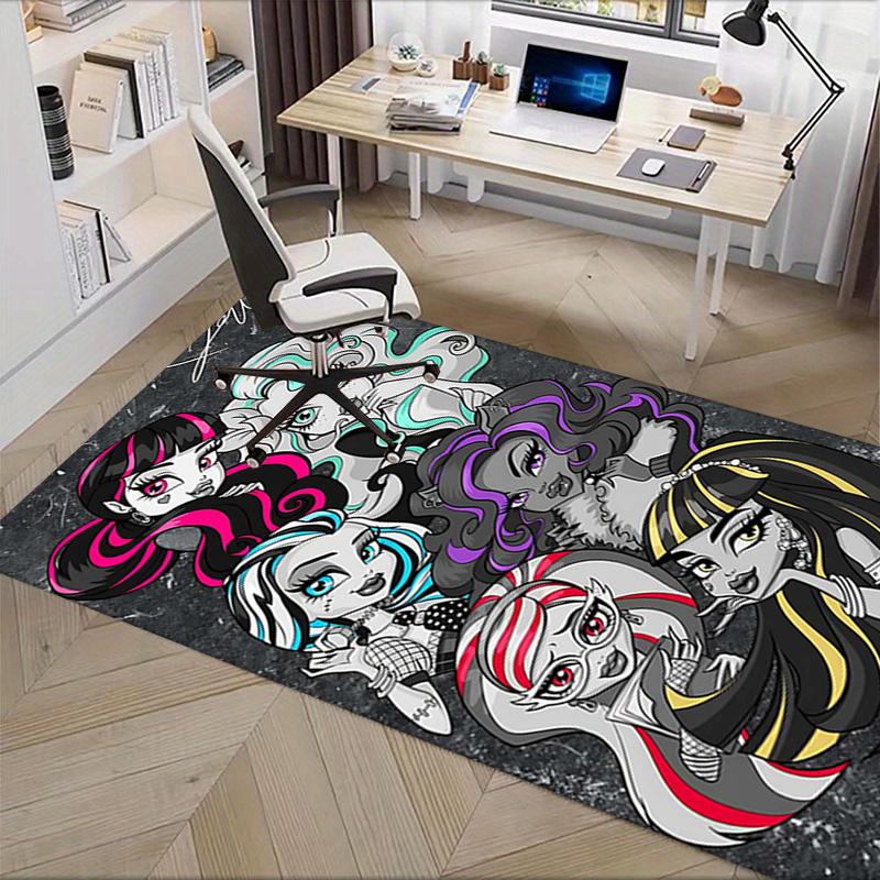 Tappetino per Sedia da Ufficio Monster High Arredamento per la Casa, Tappeto per Divano, Tappeto da Ufficio Regalo per Tutte le Stanze