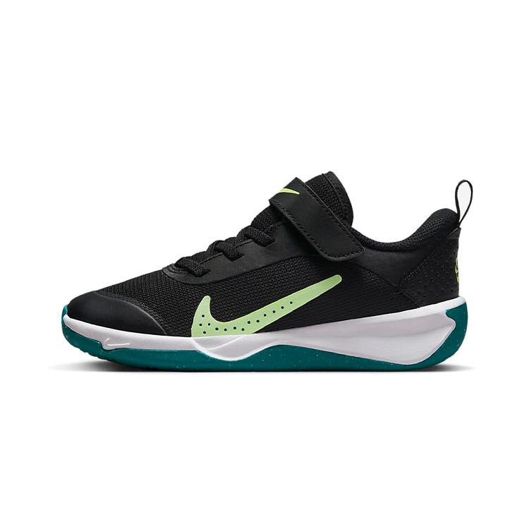 

Nike Omni Multi Court Multi Court Slip Resistant Abrasion Resistant Low top Kids Lifestyle Shoes Black Green DM9026-003 28