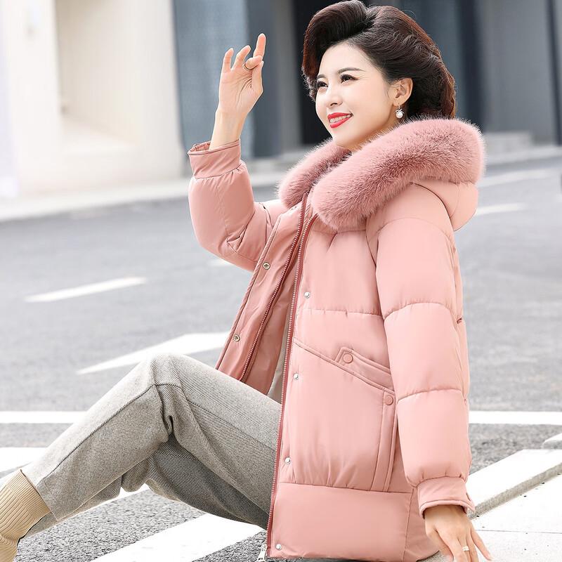 Pasit Women s Hooded Thickened Warm Winter Cotton Jacket 4XL