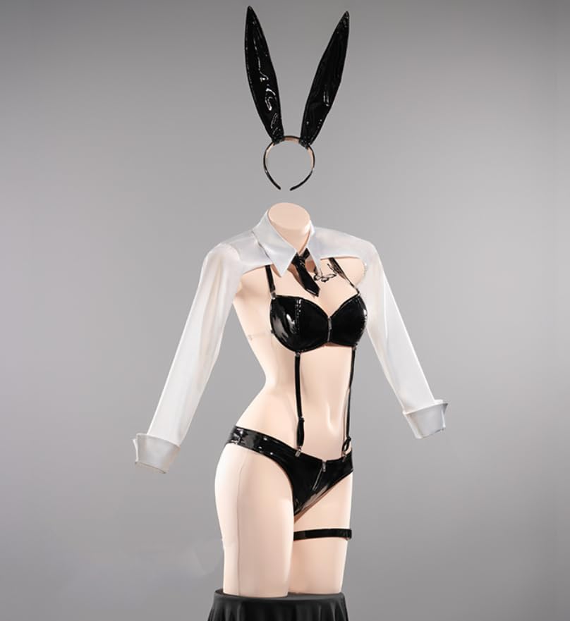 [Lavender] Yuna Yuna Cosplay Costume, Christmas Halloween Costume, Bunny Girl, Size L/LL