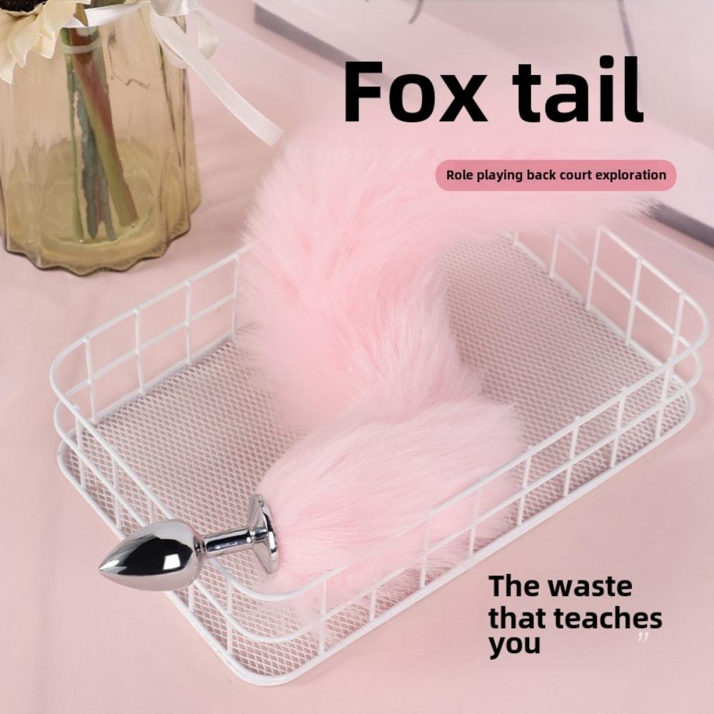 Mini Dopuri Anale Coadă de Vulpe Dopuri Anale Dilatare Anală Dispozitive de Tortură SM Condiționare Erotică Pedeapsă Dopuri Anale Produse pentru Adulți