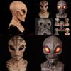 Einzigartiges Design Alien-Maske für Halloween Vollkopf-Alien-Maske mit furchteinflößenden Merkmalen