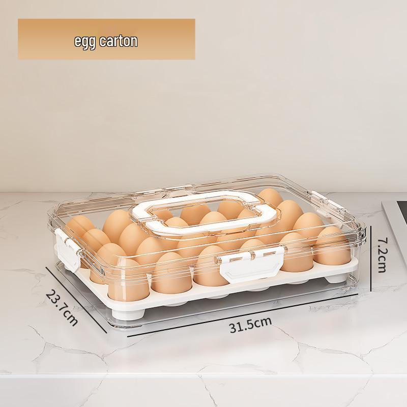 Household Plastic Egg and Food Storage Drawer