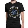 Death Stranding Keep On Keeping On T Shirt Men Women Pure Cotton for Male TShirts Tees Short Sleeve Clothing Graphic Printed