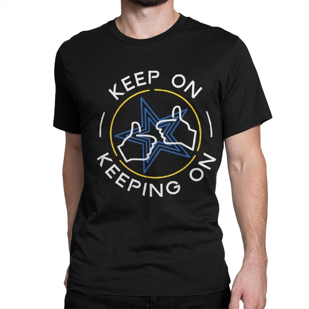 Death Stranding Keep On Keeping On T Shirt Men Women Pure Cotton for Male TShirts Tees Short Sleeve Clothing Graphic Printed