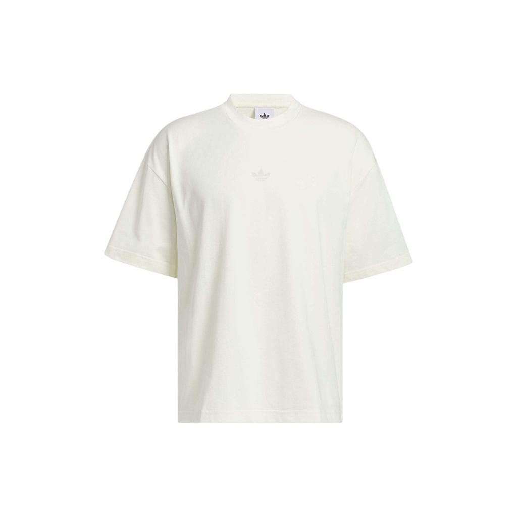 Adidas Originals Basketball Classic Tee American Retro Print Unisex Tops Ivory-White IR6383