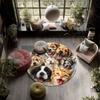 Cute Animals pattern round rug,Carpet Rug for Living Room Bedroom Playroom ,Non-slip Floor Mat,Holiday Gifts and Birthday Gifts.