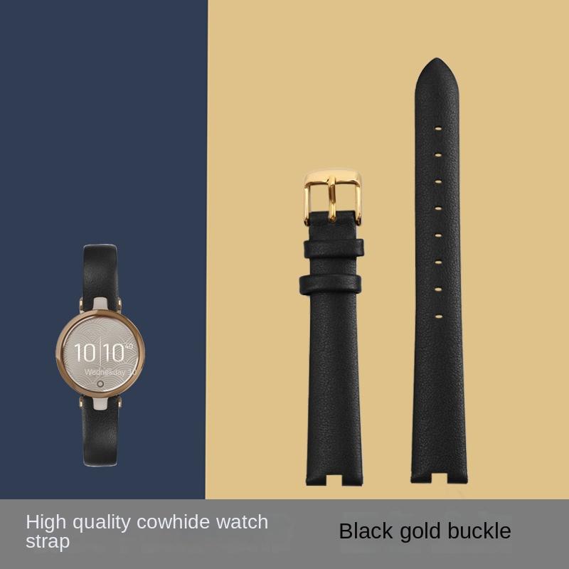 Pre Garmin lily smart Originálny kožený remienok na hodinky Dámsky módny remienok z hovädzej kože Náramok na zápästie Červený modrý hnedý biely módny Náramok 14mm