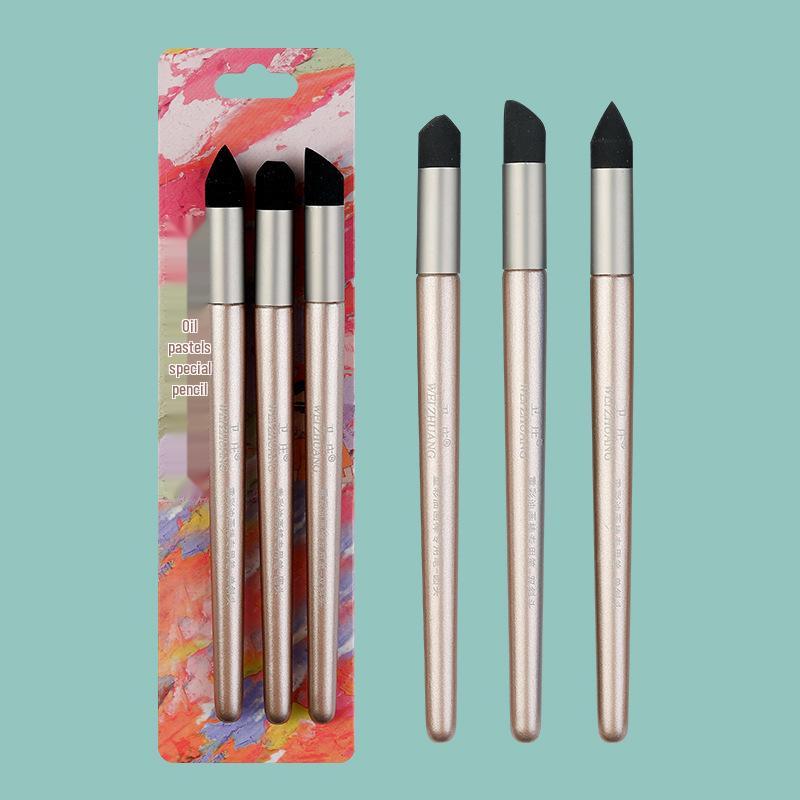 Wei Zhuang Grey Face Pencil Sponge: Soft Blending Tool for Art Students and Still Life Artists.