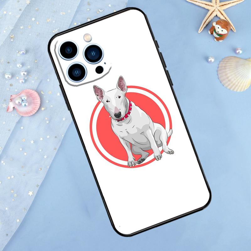 

Bull Terrier Dog Puppies Case For iPhone 17 Pro Max 16 14 13 12 11 15 Pro Max Plus 12 13 Mini 16e 17 Air Back Cover iPhone 17Pro MAX