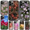 Tulips Flower Phone Case For Apple iPhone 17 Air Pro Max Plus Coque For iPhone 17 Air 14 15 16 13 12 Max Cover