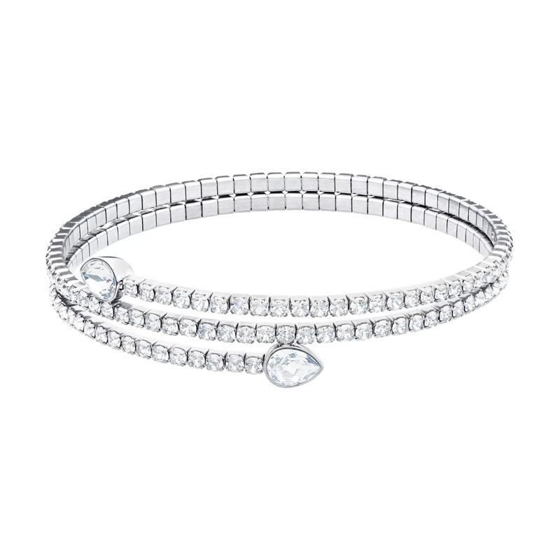 Swarovski TWISTY series pear-shaped cut ultra-shiny wrapped crystal bracelet for women 5528443