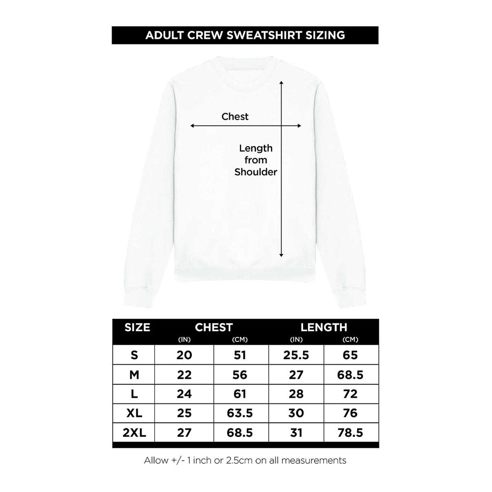 Sesame Street Unisex Adult The Count Glower Sweatshirt