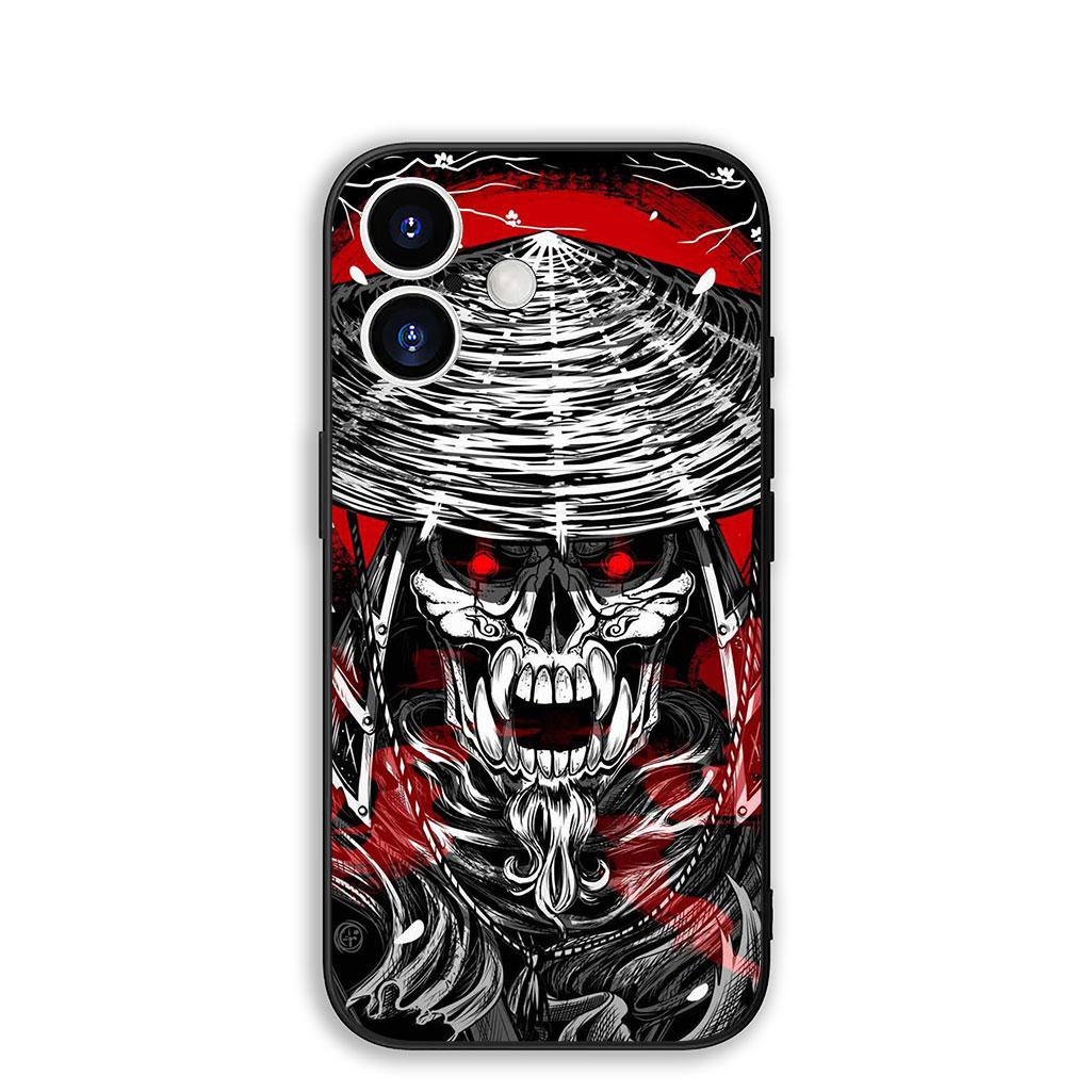 

for Samsung Galaxy A56 A26 A36 A10 A20 A30 A31 A32 A50 A55 A52 A53 A33 A12 A14 Phone Case Bushido Samurai Japan Ninja Oni Mask Galaxy A50