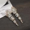 Fashionable European & American Crystal Bride Dangle Earrings