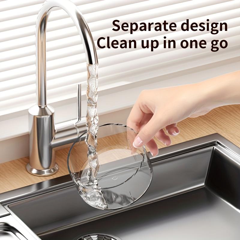 1pc Press to Remove Cherry Pitter , Efficiently Removes Pits from 7 Cherries at Once, White/Black Kitchen Gadget with Clear Container