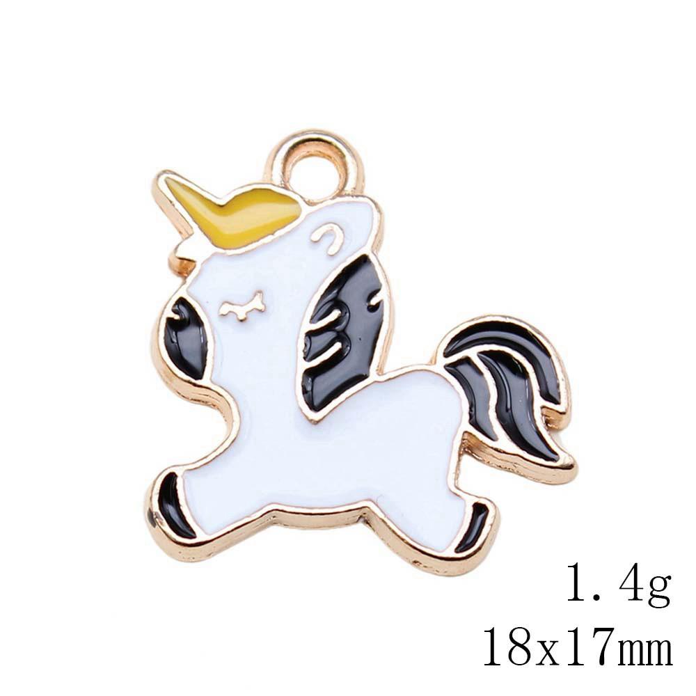 Valentine's Day Charms For Bracelet Flamingo Mermaid Enamel Charms Pendant Home Garden Pendants For Bracelets