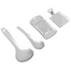 4 Pcs Kitchen Garlic Presser Stainless Steel