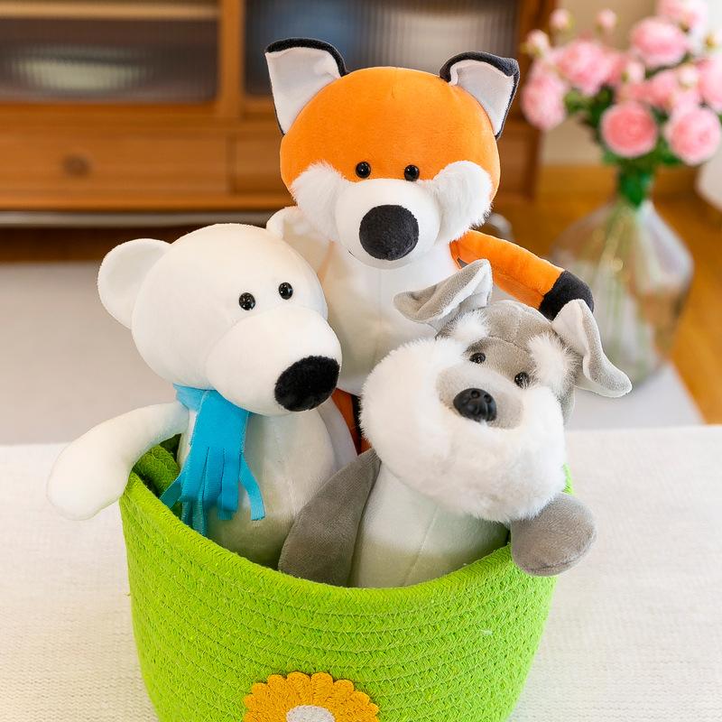 Hot Jungle Animal Plush Toy Cute Monkey 8-inch Sprinkled Doll Wedding Gift Floor Push Toy