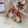 1 Pair Christmas Hair Pin Children Barrettes Bow Deer Ear New Year Hair Clip Kids Christmas Headwear Girls Kids Hair Accessories