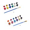 Colors Acrylic Set Paintbrushes 2ml Washable Fluorescent Coloring Tools Children Kids Drawing DIY Accessories Parts